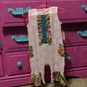Ricrac and Ruffles Romper